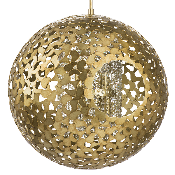 727081 Люстра VERONA 8х40W E14 ЗОЛОТО/ПРОЗРАЧНЫЙ