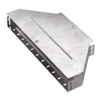 Переходник симметричный с крышкой Стандарт 600х300х80 Промрукав