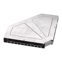 Угол горизонтальный 90 градусов с крышкой Стандарт 600х80 Промрукав