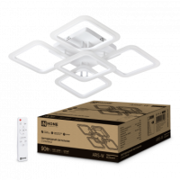 Светильник сд ELEGANT ARIS-W 90Вт 230В 3000-6500K 7000Лм 590х590х130мм c пультом ДУ белый IN HOME