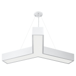 Светильник LED Geometria ЭРА Igrek SPO-143-W-40K-056 56Вт 4000K 3700Лм IP40 900*80 белый подвесной драйвер внутри