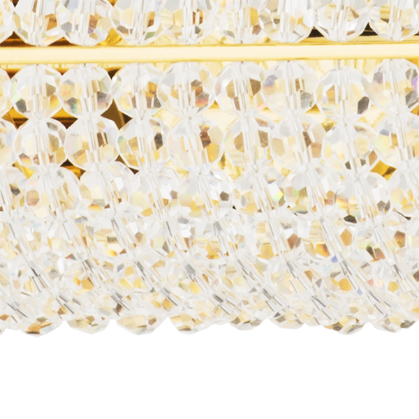 704652 Бра зерк. MONILE 5х40W E14 24K ЗОЛОТО