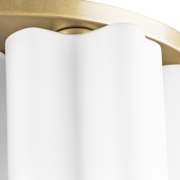 802093 Люстра NUBI 9х40W E27 ШАМПАНЬ/БЕЛЫЙ