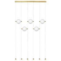 815501 Люстра DAFNE LED 5x8.5W ЛАТУНЬ 3000K