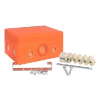 Коробка распаячная огнестойкая (176х126х74) 5 кк/1 5-10мм?/12 мв IP66 EKF PROxima