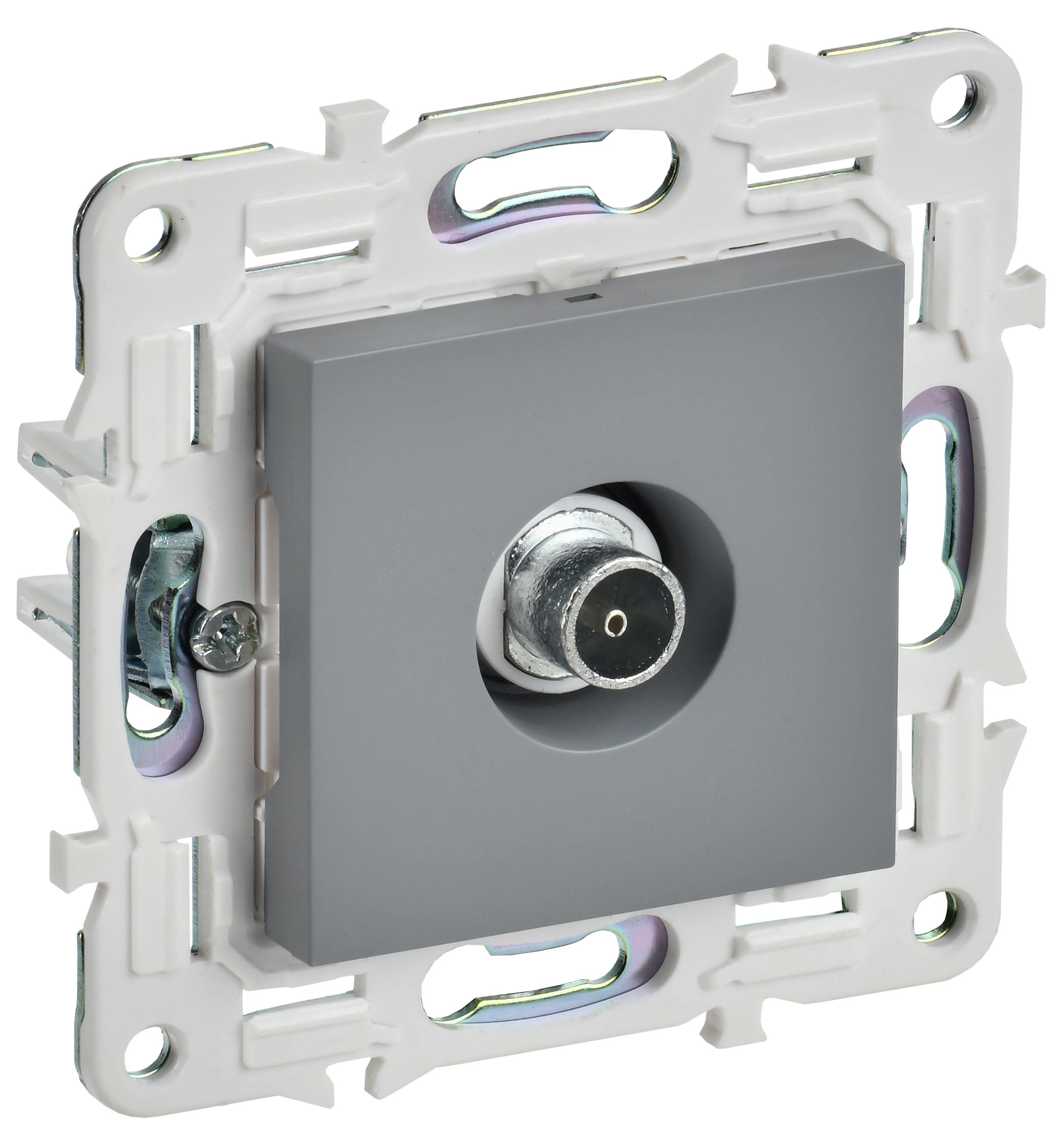 SKANDY Розетка TV оконечная SK-A12Gr серый IEK