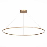 ST605.243.57 Светильник подвесной ST-Luce Золотистый/Белый LED 1*57W 4000K Подвесные светильники