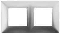14-5002-03 ЭРА Рамка на 2 поста, Эра Elegance, алюминий (10/100/3000)