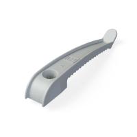 Держатель круглого кабеля односторонний для прямого монтажа на 8 мест серый (20шт/240шт уп/кор) Промрукав