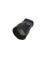 Розетка разборная GRV-S-10-R-B-IP20, 10А, круглая, б/з, черная, IP20, 1/20/200