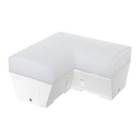 Фигурный коннектор для светодиодных линейных светильников ДБО-L белый 8Вт 6500К IP20 LUMA EKF