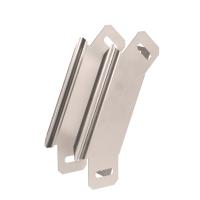 Угол вертикальный внешний 45 градусов Стандарт INOX (AISI 409) 50х50 Промрукав