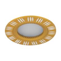 Светильник Gauss Aluminium AL018 Круг. Черный/Хром, Gu5.3 1/100