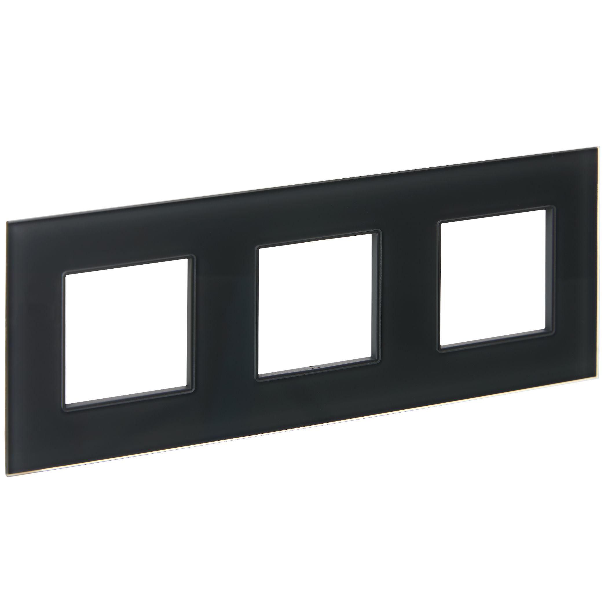 SKANDY Рамка 3-местная SK-F23G стекло графит IEK