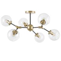 785063 Люстра BETA 6x40W E27 ЗОЛОТО/ЧЕРНЫЙ