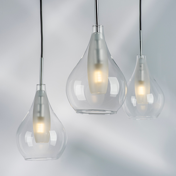 803031 Подвес PENTOLA 1х25W G9 ХРОМ/ПРОЗРАЧНЫЙ