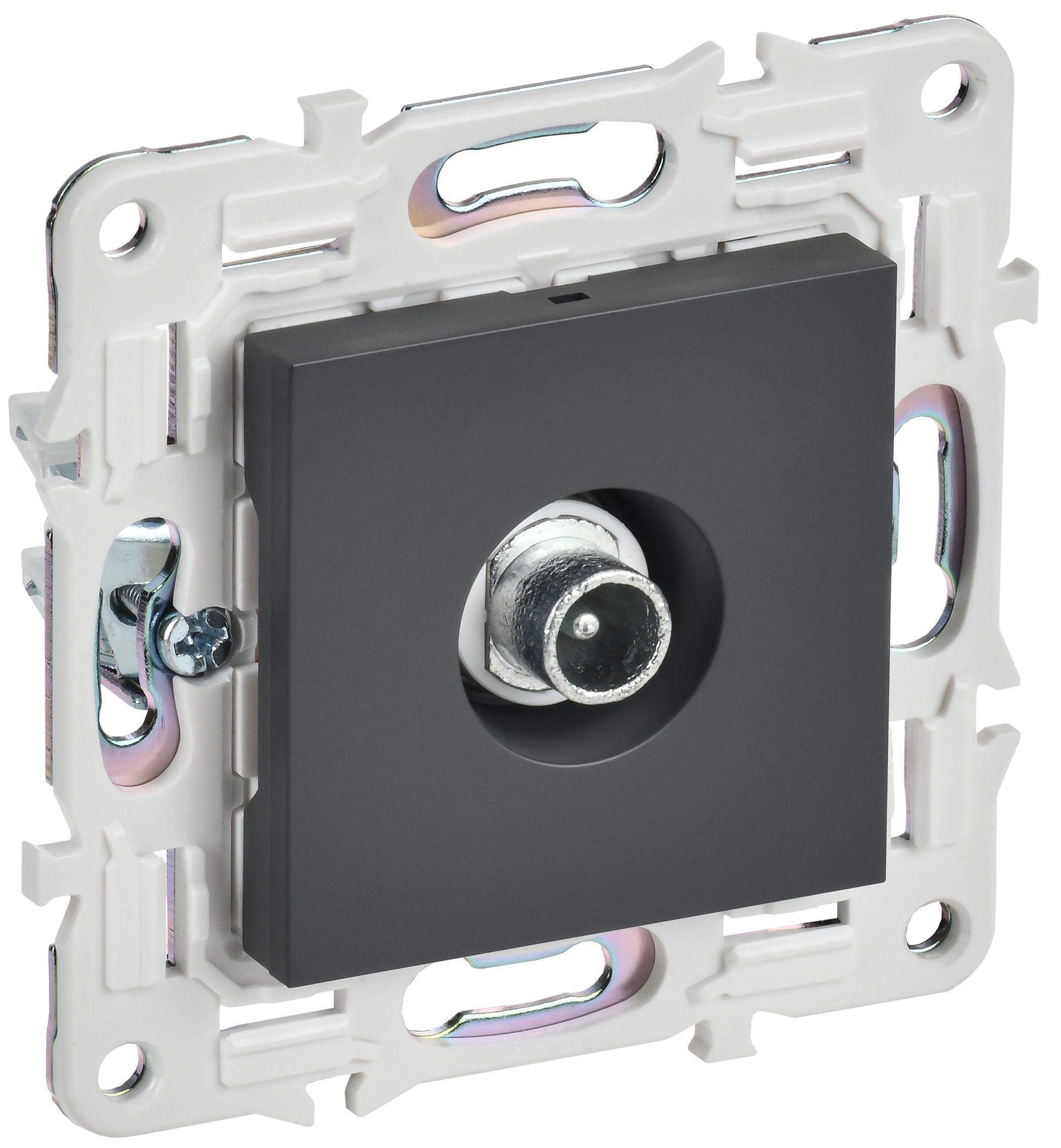 SKANDY Розетка TV проходная SK-A17T титан IEK