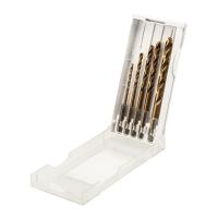 Набор сверл по металлу «Кобальт», 3-8 мм, Р6М5К5, шестигранный хвостовик, 5 шт. KRANZ