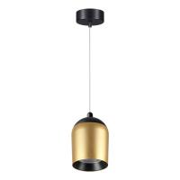358515 OVER NT21 386 золото Светильник накладной светодиодный, провод 2м IP20 LED 4000K 15W 220V KAMP