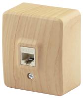 11-3203-11 ЭРА Розетка информационная RJ45, ОУ, IP20, Эра Эксперт, сосна (16/160/3200)