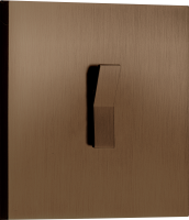 Выключатель звонкового типа на 1 тумблер, клавиша Angle, 10AX 250V, бронза, серия N96