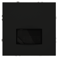 Датчик движения встраиваемый VOLTUM S70, (черный матовый)