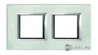 BT Axolute Кристалл Рамка 2+2 мод прямоугольная (надпись горизонтально)