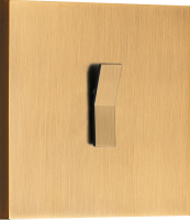 Переключатель перекрестный (с 3-х мест) на 1 тумблер, клавиша Angle, 10AX 250V, латунь, серия N96