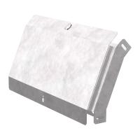 Угол вертикальный внешний 45 градусов с крышкой Стандарт 400х50 Промрукав