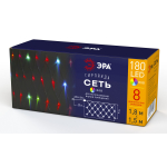 ENIS-01R ЭРА Гирлянда LED Сеть 1,8 м*1,5 м RGB, 220V, IP20 (60/720)
