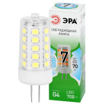 LED G4-JC-7W-840-12V GL  Лампа светодиодная ЭРА GREEN LINE LED G4-JC-7W-840-12V GL 7Вт капсула 12В яркий белый свет G4