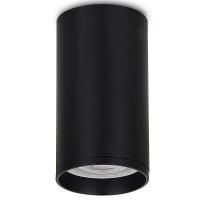 Светильник накладной, GU10, D55xH80мм, IP20, черный, без лампы