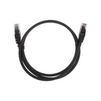 Патч-корд U/UTP, CAT 6, RJ45-RJ45, 26AWG, LSZH, черный, 1м REXANT