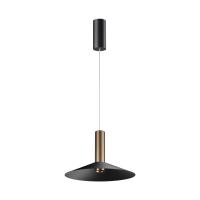 358985 OVER NT22 199 бронза светлая/черный Светильник светодиодный накладной, провод 2м IP20 LED 4000K 15W 220V ALBA