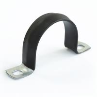 Скоба металлическая двухлапковая с полимерным покрытием СМД-П d38-40 мм (50шт/300шт уп/кор) Промрукав