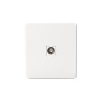 Розетка ROUND TV с/у перламутр KRANZ