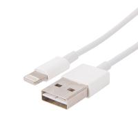 Кабель USB-A – Lightning для Apple, 2,4А, 1м, ПВХ, белый REXANT