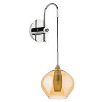 803543 Бра PENTOLA 1х25W G9 ХРОМ/ЯНТАРЬ