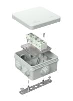 Коробка огнестойкая для о/п 40-0210-FR6.0-6 Е15-Е120 RAL7035 80х80х40 (44 шт/кор) Промрукав