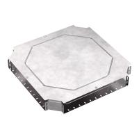 Ответвитель Х-образный с крышкой Стандарт 600х100 Промрукав