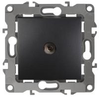 12-3101-05 ЭРА Розетка TV одиночная, IP20, Эра12, антрацит (10/100/2500)