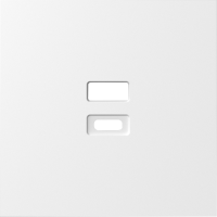 Накладка для розеток USB, матовый белый, серия S08