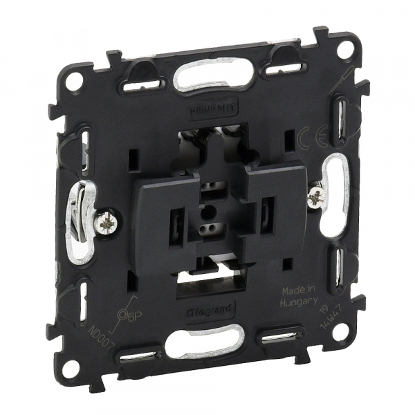 Legrand Valena Мех INMATIC Выключатель кнопочный 1-клавишный 6А 250В