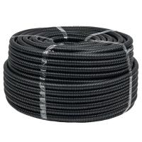 Труба гофр. FRHF  с зондом d63мм (15м.) черная Plast EKF PROxima