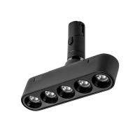 267437 Светильник 48V д/1-фазн трека DUE LED 5W 220LM 24G ЧЕРНЫЙ 3000K IP20