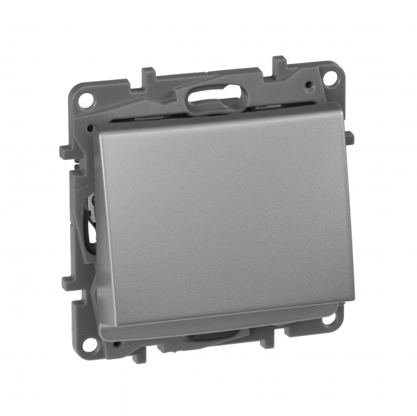 Legrand Etika Алюм Выключатель карточный с выдержкой времени  с подсветкой