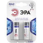 Батарейки ЭРА LR6-2BL SUPER Alkaline (40/320/15360)