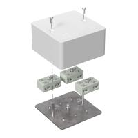 Коробка огнестойкая разветвительная для кабель-канала 40-0460-FR6.0-4-6-Р Е15-Е60 RAL9003 85х85х45 (44 шт/кор) Промрукав