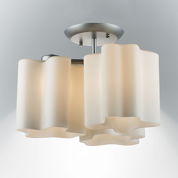 802030 Люстра NUBI 3х40W E27 ХРОМ/БЕЛЫЙ