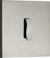 Переключатель перекрестный (с 3-х мест) на 1 тумблер, клавиша Wave, 10AX 250V, вороненая сталь, серия N96